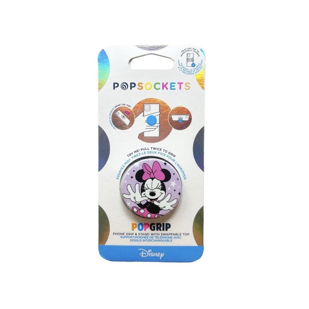 PopSockets PopGrip Phone Grip‎ & Stand  Disney Minnie Mouse Sparkle Jazz Hands